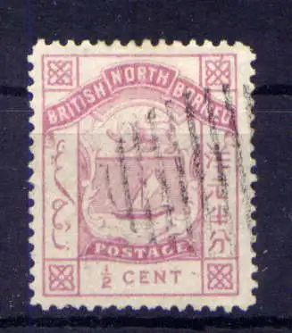 (014) Nord-Borneo Nr.15            O  gestempelt