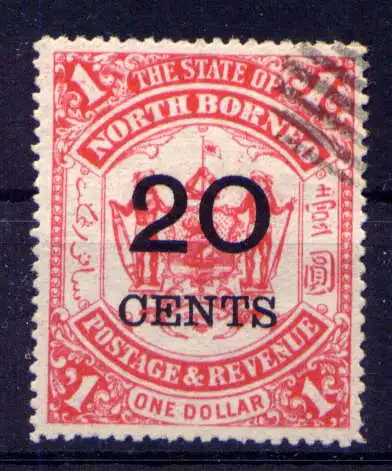 (025) Nord-Borneo Nr.66            O  gestempelt