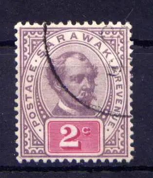 (006) Malaiische Staaten Sarawak Nr.9            O  gestempelt