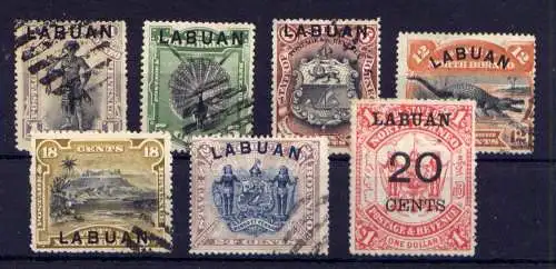 (002) Malaiische Staaten Labuan Nr.47/55            O  gestempelt