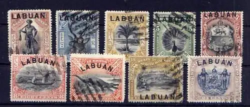 (003) Malaiische Staaten Labuan Nr.70/8            O  gestempelt