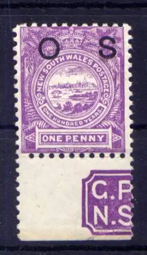 (055) Neusüdwales Dienst Nr.23        **  postfrisch