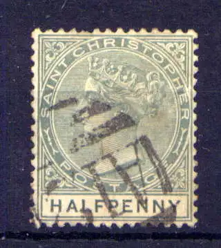 (056) St. Christopher - St. Kitts Nr.5        O  gestempelt 