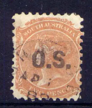 (060) Südaustralien Dienst Nr.8        O  gestempelt 
