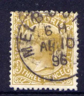 (005) Victoria Stempelmarke Nr.49        O  gestempelt 