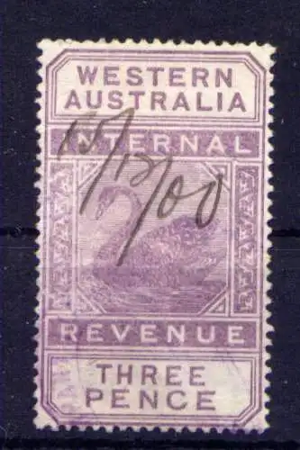 (005) Westaustralien Stempelmarke Nr.15        O  Handschriftlich