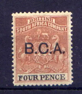 (003) Britisch - Zentralafrika Nr.3        *  ungebraucht