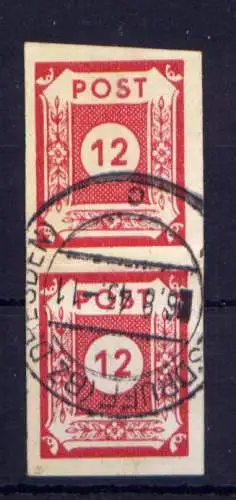 (2194) SBZ Sowjetische Besatzungszone  Nr.46 A Paar                 O  gestempelt