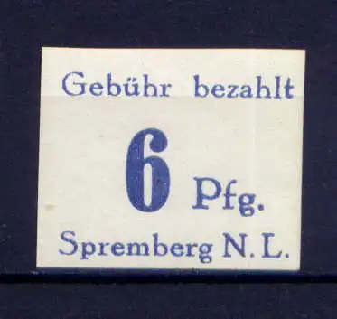 (194) Lokalausgabe Spremberg  Nr.10 B                   **  postfrisch