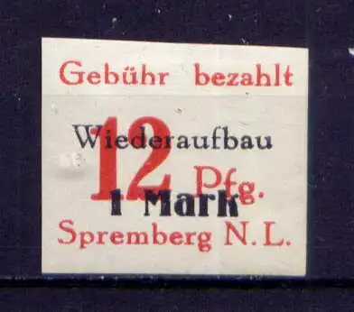 (200) Lokalausgabe Spremberg  Nr.18 B                   *  ungebraucht