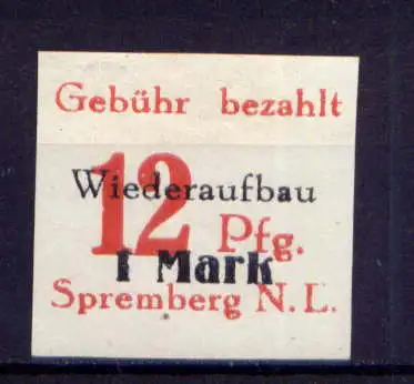 (202) Lokalausgabe Spremberg  Nr.18 B                   **  postfrisch