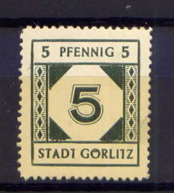 (215) Lokalausgabe Görlitz  Nr.13                   **  postfrisch