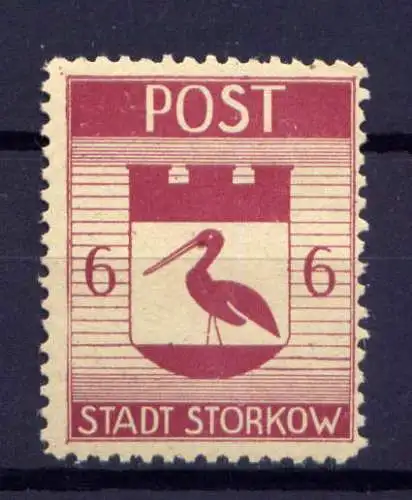 (222) Lokalausgabe Storkow  Nr.12 A                   *  ungebraucht