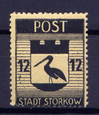 (224) Lokalausgabe Storkow  Nr.14 A                   *  ungebraucht