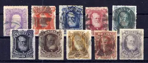 (803) Brasilien Nr.38/47            O  gestempelt