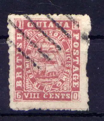 (105) Britisch - Guayana Nr.27             O  gestempelt