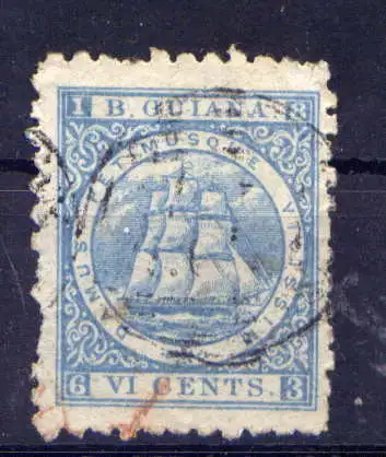 (108) Britisch - Guayana Nr.29             O  gestempelt