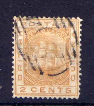 (111) Britisch - Guayana Nr.33             O  gestempelt