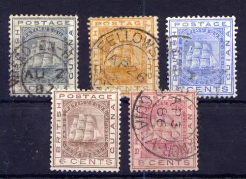 (119) Britisch - Guayana Nr.60/4             O  gestempelt + *  ungebraucht