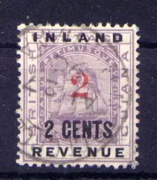 (121) Britisch - Guayana Nr.80             O  gestempelt