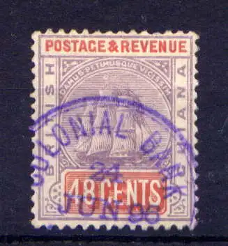 (125) Britisch - Guayana Nr.91             O  gestempelt