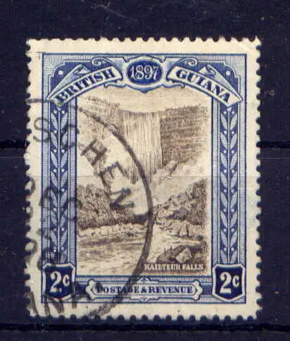 (127) Britisch - Guayana Nr.99             O  gestempelt