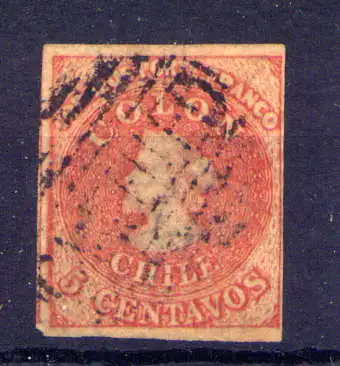 (377) Chile Nr.1, 3 oder 7 ?             O  gestempelt