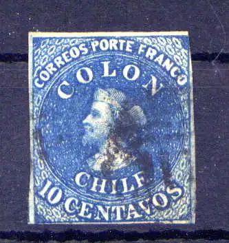 (381) Chile Nr.2 oder 5 ?             O  gestempelt