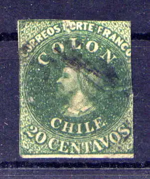 (383) Chile Nr.6             O  gestempelt