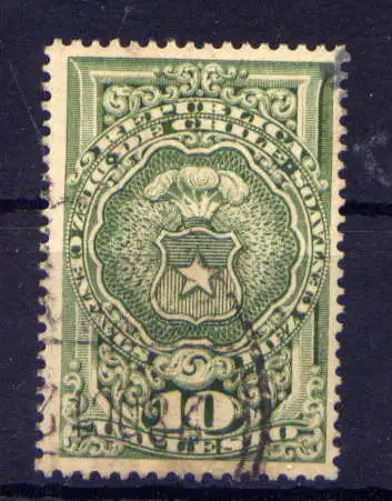 (391) Chile Stempelmarke Nr.4             O  gestempelt
