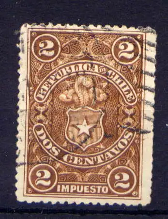 (394) Chile Stempelmarke Nr.9             O  gestempelt