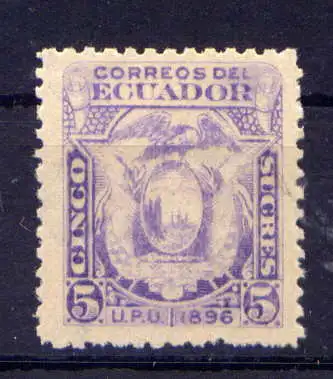 (344) Ecuador Nr.61 Y             *  ungebraucht