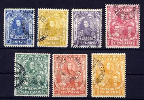 (346) Ecuador Nr.72/8             O  gestempelt