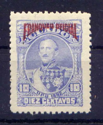 (354) Ecuador Dienst Nr.4             *  ungebraucht