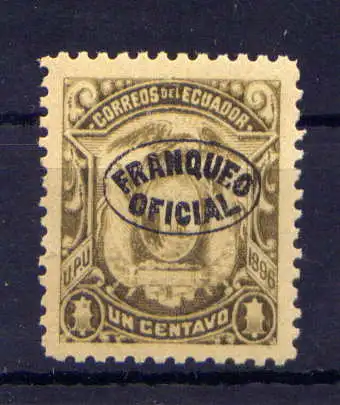 (359) Ecuador Dienst Nr.22 X             *  ungebraucht