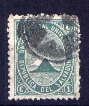 (234) El Salvador Nr.9 y         O  gestempelt