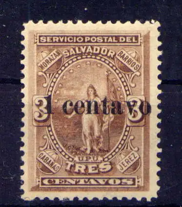 (236) El Salvador Nr.17              *  ungebraucht