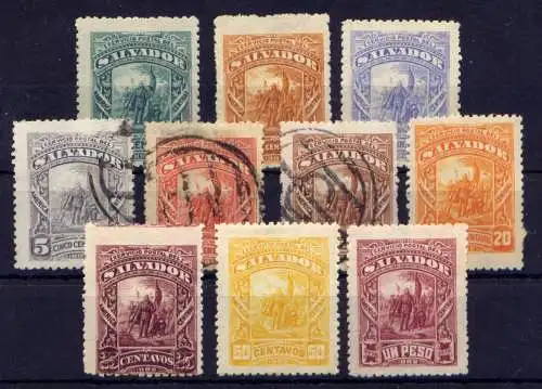 (245) El Salvador Nr.49/58              O  gestempelt + *  ungebraucht 
