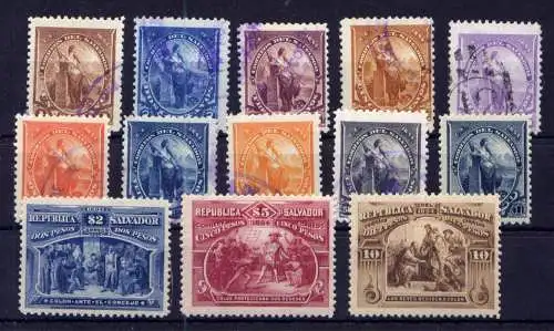 (250) El Salvador Nr.76/88              O  gestempelt + *  ungebraucht 