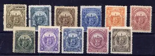 (253) El Salvador ex.Nr.102/13              O  gestempelt + *  ungebraucht + (*)  ohne Gummierung