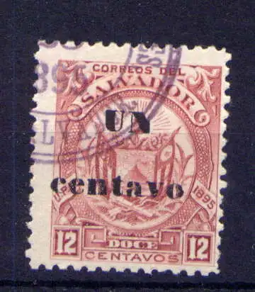 (254) El Salvador Nr.124              O  gestempelt