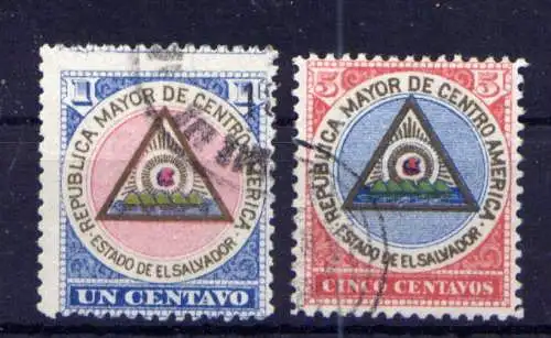 (261) El Salvador Nr.172/3              O  gestempelt