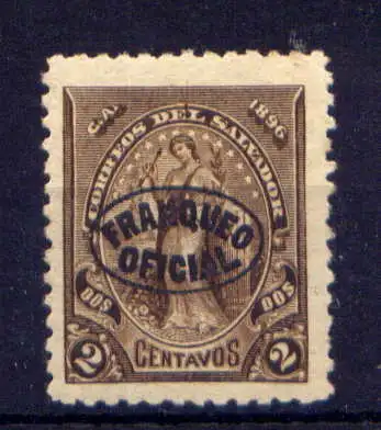 (268) El Salvador Dienst Nr.14              *  ungebraucht
