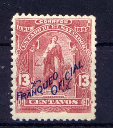 (284) El Salvador Dienst Nr.84 I              *  ungebraucht