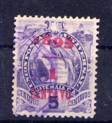 (121) Guatemala Nr.55                 O  gestempelt 