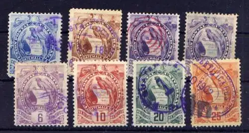 (123) Guatemala Nr.43/9                 O  gestempelt 