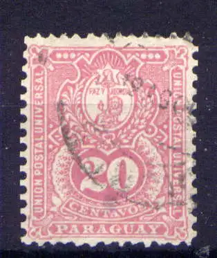 (067) Paraquay Nr.24          O  gestempelt
