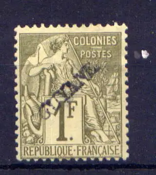 (005) Französich - Guayana Nr.28          (*)  ohne Gummierung