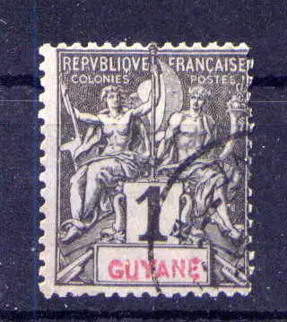 (006) Französich - Guayana Nr.29          O  gestempelt