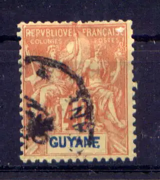 (011) Französich - Guayana Nr.38          O  gestempelt